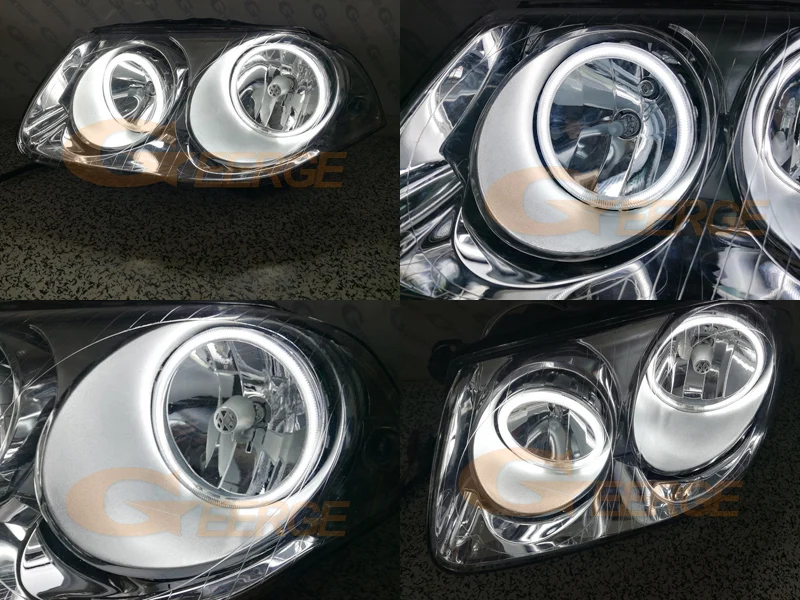 Для Volkswagen VW Jetta City MK4 2007 2008 2009 отличный ультра яркий CCFL ангельские глазки Halo кольца