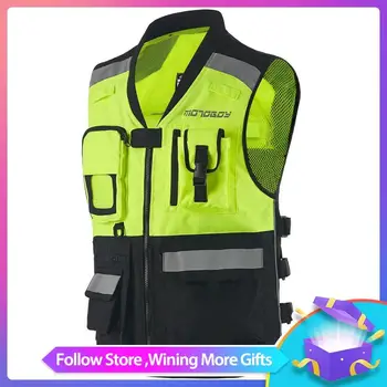 

Motoboy Ktm Jacket Riding Moto Gp Womens Motorbike CE Certified Protectors Motorcyle Racing Reflective Breathable Safety Vest