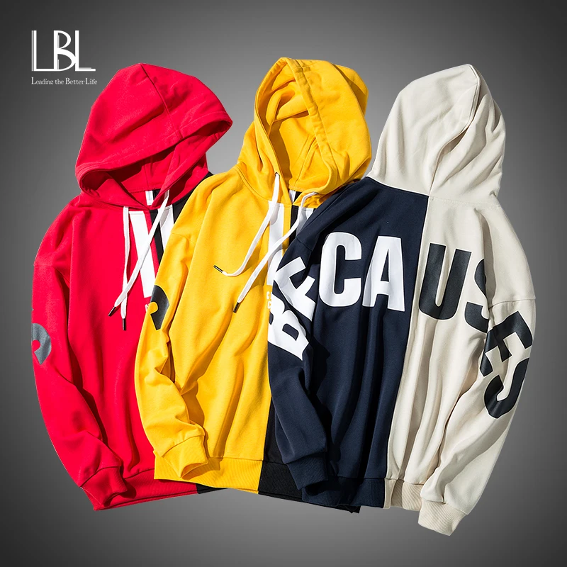 Letter Printing hoodies Men 2020 Fashion Fleece Sweatshirts Hooded Man Hip Hop Hoodies High Quality Men's Patchwork Sweatshirts Letter Printing hoodies Men 2020 Fashion Fleece Sweatshirts Hooded Man Hip Hop Hoodies High Quality Men's Patchwork Sweatshirts