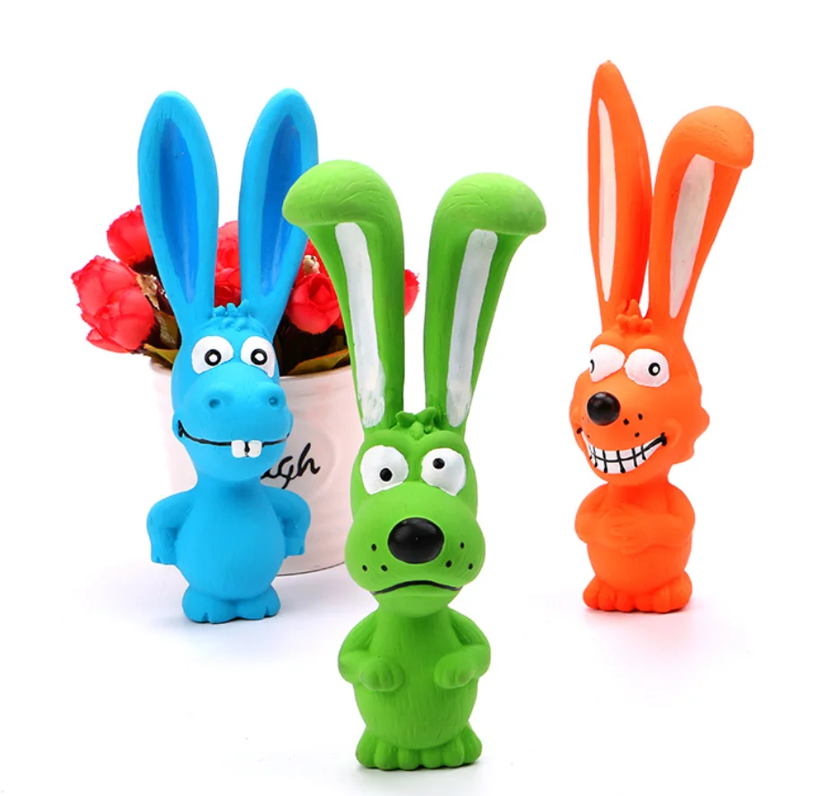 

Pet Dog Toy Naughty Dog Cute Rabbit Dog Vocal Latex Supplies Molar Dog Entertainment Toy Pet Dog Training Supplies Pet Supply 4