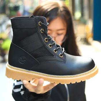 

Spring Autumn New Fashion Wild Women's Boots 2019 Net Red Roman Style High Canvas Shoes Comfortable Breathable Lacing Flat Boots
