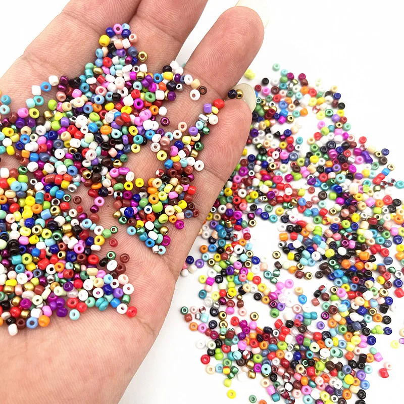 새로운 2mm 3mm 4mm 매력을 굽는 래커의 효과 체코 유리 씨앗 비즈 보석 만들기 DIY 수제 팔찌 Accessorie