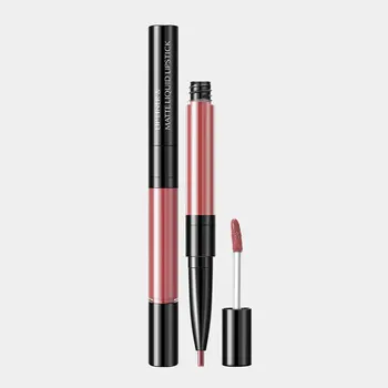 

2 In1 Matte Lip Gloss Lip Liner Profissional Red Lip Tint Plumper Tattoo Makeup Liquid Lipstick Beauty Cosmetic Accessories