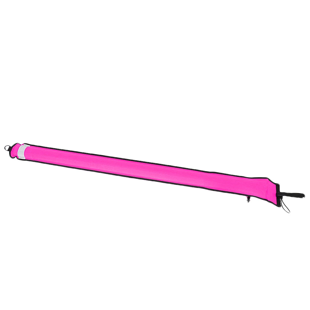 6 Ft Scuba Diving Dive Signal Tube Surface Marker Bouy with Inflator (SMB / Safety Sausage) Surface Marker Buoy 