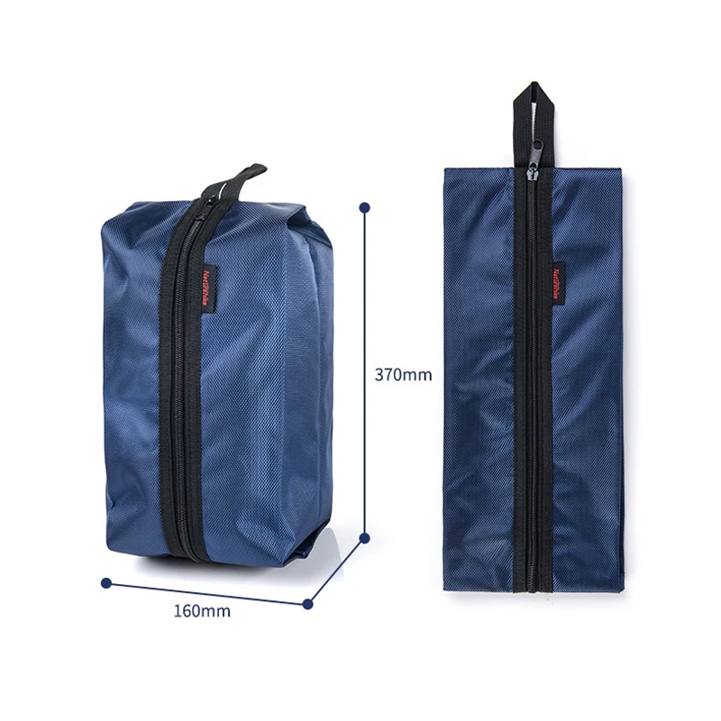  NatureHike NH15A001-R Portable Nylon Travel Shoe Bags with Zipper Closure Organizer Space Saving St - 32805006059