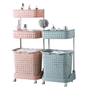 

M8 Dirty Laundry Basket Clothes Storage Household Bathroom Indigo Frame Barrel