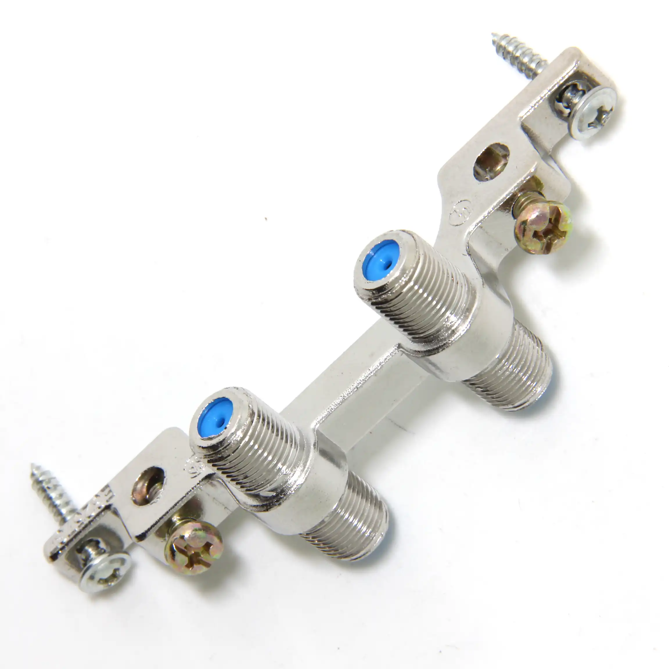 Bloque De Conexion A Tierra Coax Bloque De Tierra Rg6 Hembra De Doble Pin F Ancable Para Cable De Antena Coaxial Para Techo De Rv Al Aire Libre Facil De Enganchar