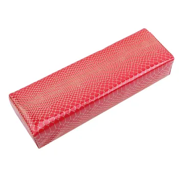 

White Hand Pillow Snake Pattern Nail Leather PU Leather Waterproof And Sweatproof Square Hand Pillow Comfortable Nail Tool Set