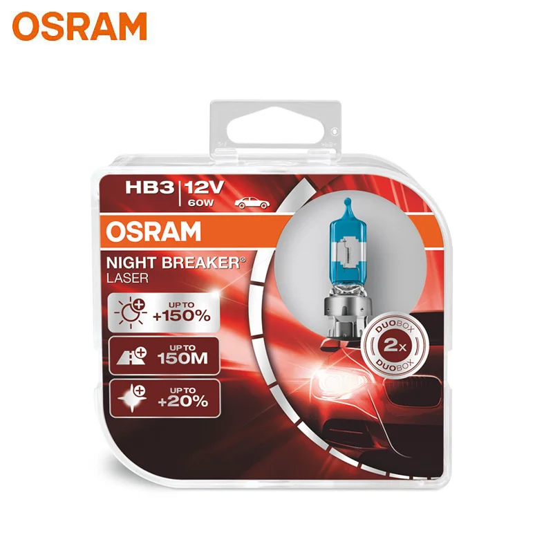 Osram H1 H3 H4 H7 Night Breaker Laser Halogen Auto Bulbs Headlight H8 H11  Hb3 9005 Hb4 9006 12v 3700k (2 Pcs) - Car Headlight Bulbs(halogen) -  AliExpress