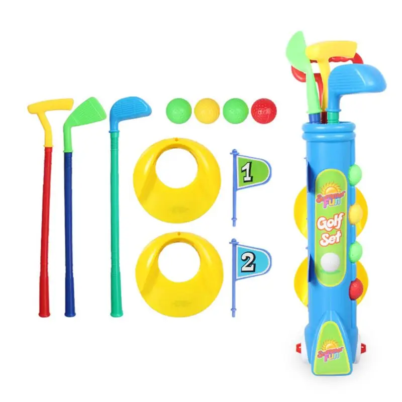 

1 Set Children Sports Mini Simulation Golf Club Set Outdoor Indoor Parent-child Interactive Fitness Toys for Boys Girls