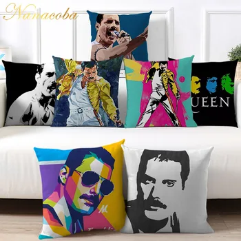 

Nanacoba Pillow Case Decorative for Living Room Sofa Car Cushion Cover Decoration Abstract Retro Graffiti Style Throw Pillowcase