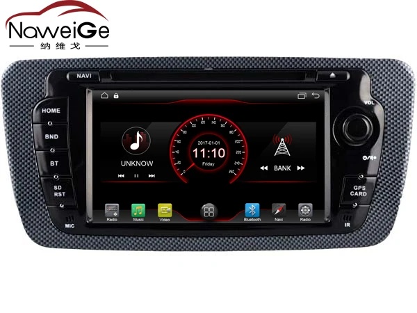 

NaweiGe 7Inch Android quad core MTK 9.1 2+16GB Car dvd for SEAT IBIZA Autoradio GPS Navigation Car Multimedia players