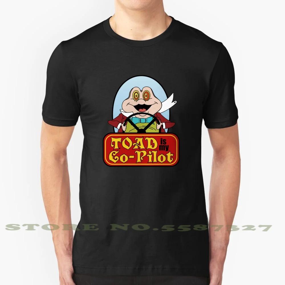 Модная Винтажная Футболка Co-Pilot футболки с надписью Mr Toad Wild Ride жабой холл Fantasyland