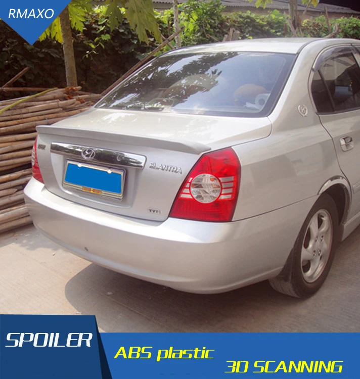 Спойлер для Hyundai Elantra 2003 2008 задний спойлер из АБС пластика автомобильного заднего