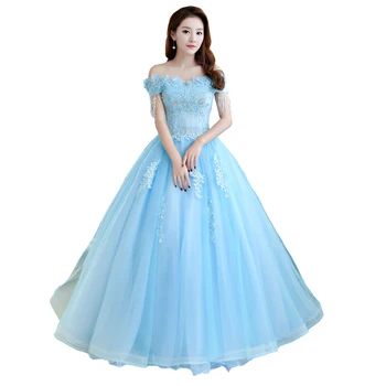 

Gryffon Quinceanera Dresses Luxury Party Dress Off The Shoulder Lace Embroidery Prom Ball Gown Vintage Formal Quinceanera Dress