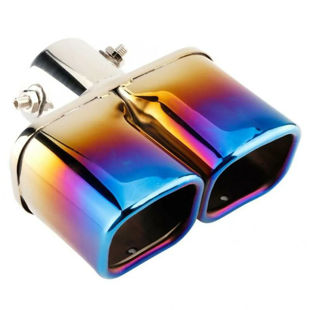 65 мм авто выхлопная труба жареная на гриле Нержавеющая сталь глушитель наконечник заменяет
