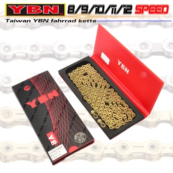 

YBN GOLD kasim 11-speed Chain 116 Links 5.5mm Wide with Two Reusable QRS Master