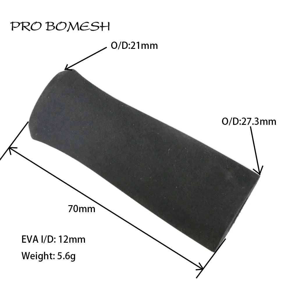 Pro Bomesh 2 компл./упак. 14,5 г 10 см/7 см I/D 12 мм EVA задняя рукоятка Сплит захват набор DIY материал для сборки удочки компонент ремонт стержень Полюс