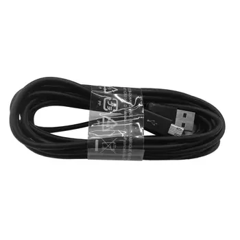 

3 M Extra Long Micro USB Charger Cable Play Charging Cord Line for PS4 for Wireless Controller black
