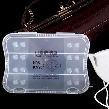 

Portable Mask Case Household Dustproof Mask Box Go Portable Dustproof Storage Mask Container Organizer Moistureproof Card Box