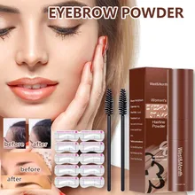 

Eyebrow Powder Shaper Stampow Caneta Augenbraue Enhancer Sombra Para Sobrancelha Lapis Crayon A Sourcil Tampon Stempel Do Brwi