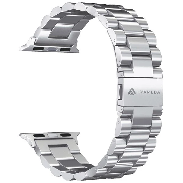 Ремешок для часов Lyambda из нержавеющей стали Apple Watch 38/40 mm KEID DS-APG-02-40-SL Silver | Наручные