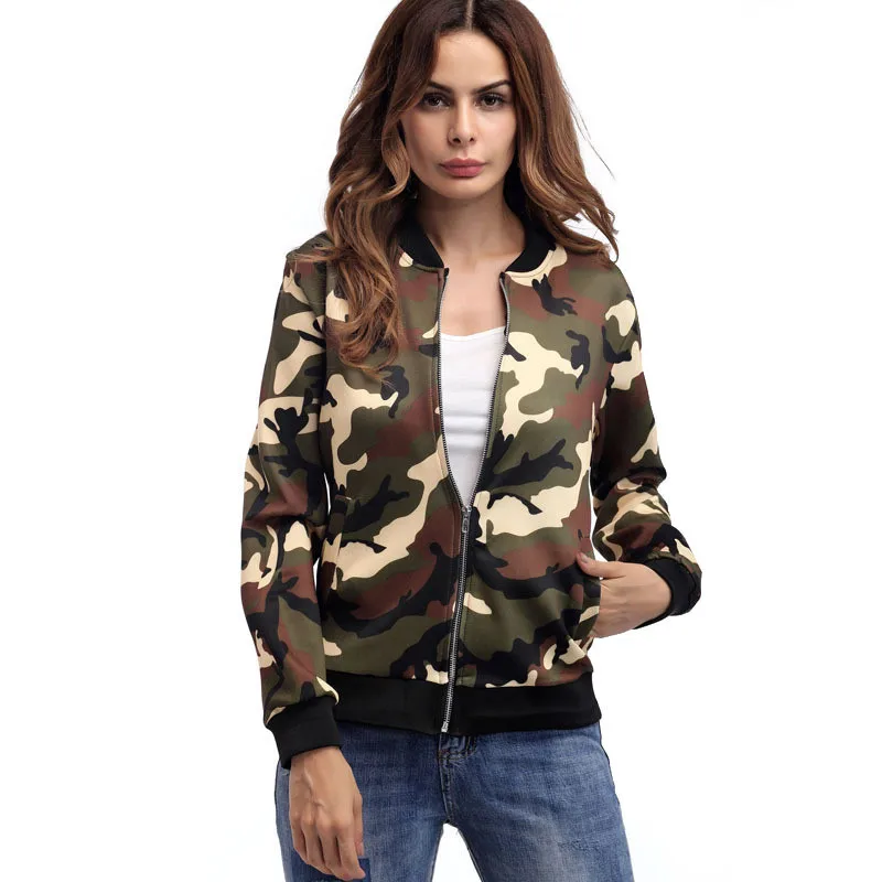 camouflage short jacket