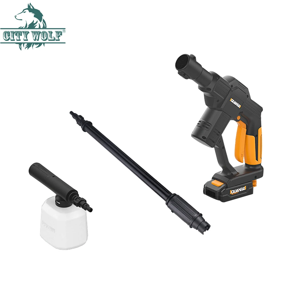 

Zeepin Electric Car Washer 1.2MPa 20V Wireless Design High Pressure Automobiles Foam Gun With Adjustable Nozzle Easy Operation