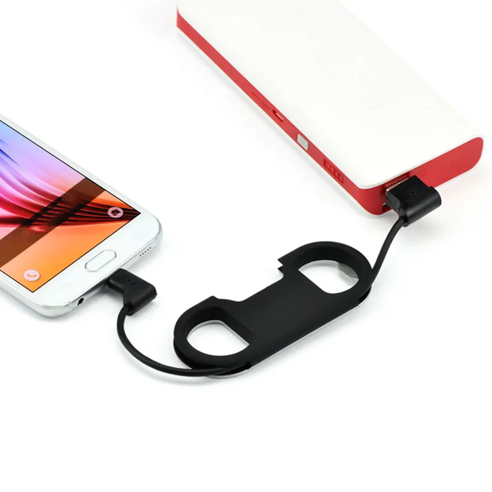 Портативный микро USB кабель мин открывашка в виде ключа с кольцом строка данных для samsung Huawei ZTE Nexus lenovo Xiaomi Meizu зарядное устройство линия