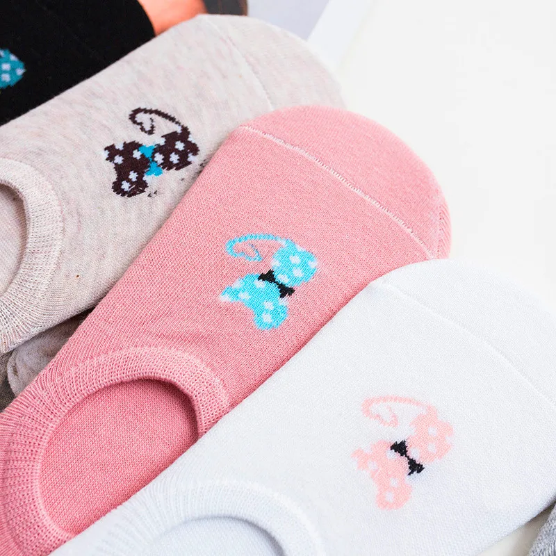 5 пар, милые носки с животными в стиле Харадзюку женские корейские демисезонные забавные короткие невидимые носки с изображением кота милые носки-башмачки для девочек и женщин