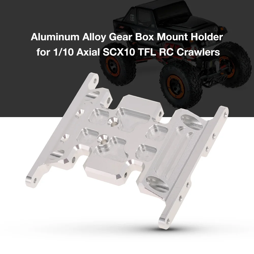 

High Quality Aluminum Alloy Gear Box Mount Holder for 1/10 Axial SCX10 TFL RC Crawlers