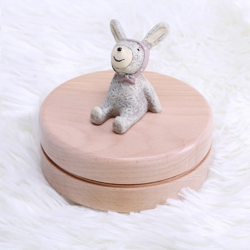 rabbit Бук детская коробка для хранения зубов девочка мальчик мультфильм животных молочные зубы пуповины Lanugo Keepsake Box Контейнер Детские сувениры подарки - Цвет: rabbit
