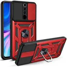 For Xiaomi Redmi Note 8 Pro Case Shockproof Armor Cover Xiaomi Redmi Note 8 Note8 8Pro Camera Lens Protection Ring Stand Covers