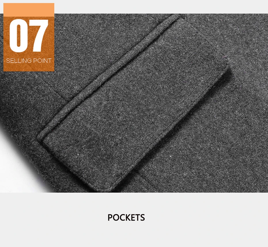 Casaco Masculino Inverno пальто из плотной шерсти Мужское пальто с отложным воротником на одной пуговице шерстяная куртка для мужчин