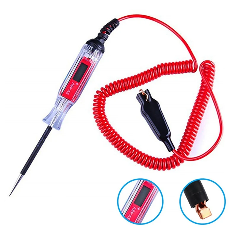 £10.47 Car Electric Circuit Tester Lcd Digital Light Voltage Test Pen