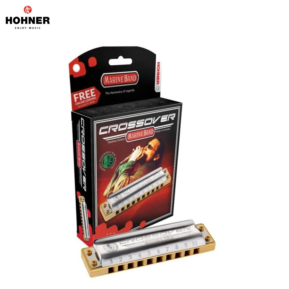 HOHNER Marine Band Crossover F# Губная гармоника диатоническая | Спорт и развлечения