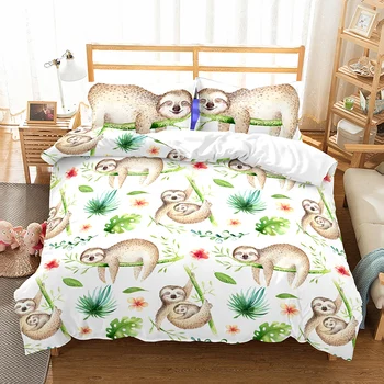 

BEST.WENSD New 3D HD Digital Printing Bedding Set,Cartoon Duvet Cover Set Queen King Kids Child Baby,Bedclothes Cute Bed lovable