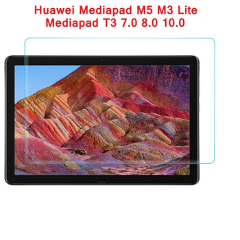 

Tempered Glass for Huawei Mediapad M5 Lite 8 10 M3 LITE 8 Screen Protector Film for Mediapad T3 7 Glass Tempered Huawei T3 10
