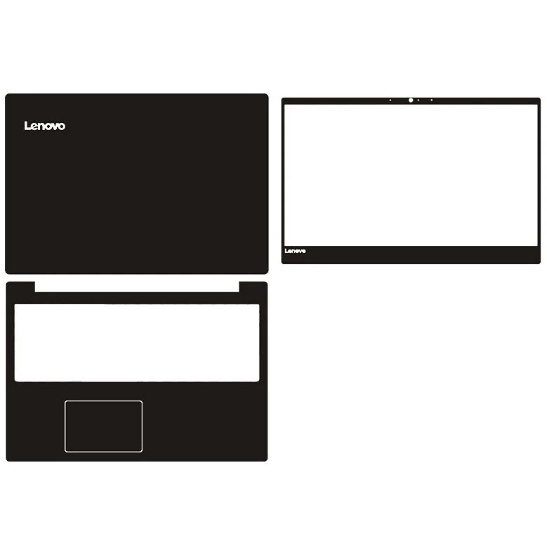 Copertura Dell'Autoadesivo Della Pelle 3Pcs Per Lenovo Ideapad 700-15 720-15 300-15 100S-11 110S-11/B50-50/Y700-14/Y580 Y585/B40 B40-80/V110-15