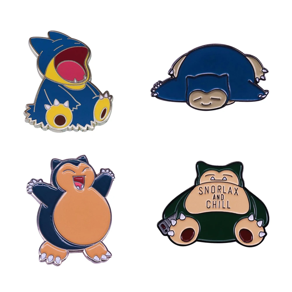 Идеальная шпилька от Snorlax украшения для фотографий|Броши| |