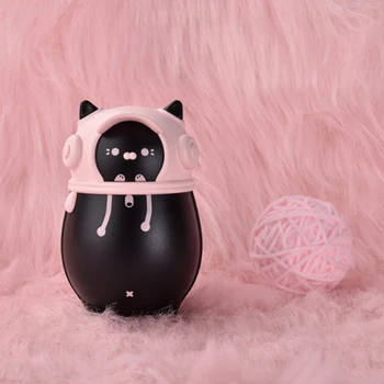 

Cute Pet Hand Warmer Mini Hand Warmers for Girls Portable Pocket Power Bank Battery Rechargeable 9000MAh Black