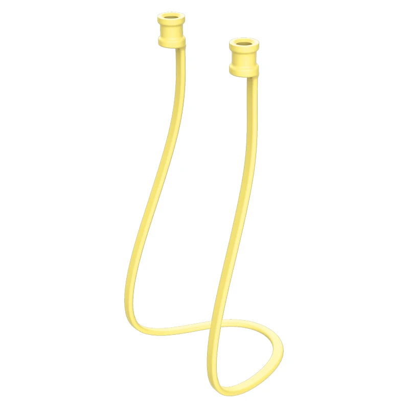 Yellow Анти-потеря веревки для huawei Honor FlyPods для airpods xiaomi air Fly Pods Pro Freebuds 2 профессиональные наушники аксессуары силиконовый кабель - Цвет: Yellow