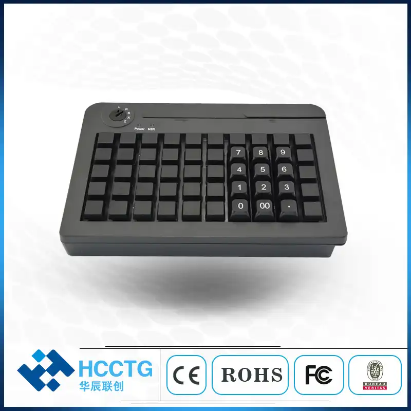 USB 50 программируемая клавиатура POS MSR считыватель магнитных карт KB50M|card reader|magnetic card