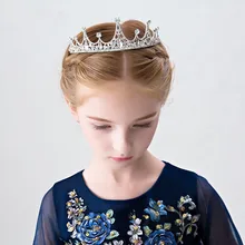 Детская корона, украшение для волос, аксессуары для малышей, заколки для волос принцессы, повязка на голову для девочек, аксессуары для выступлений, головной убор для девочек