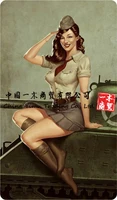 Pin Up Girl Hot Rat Rod Adesivos Decalques Vintage Carro Classic Antigo Sexy Tanque
