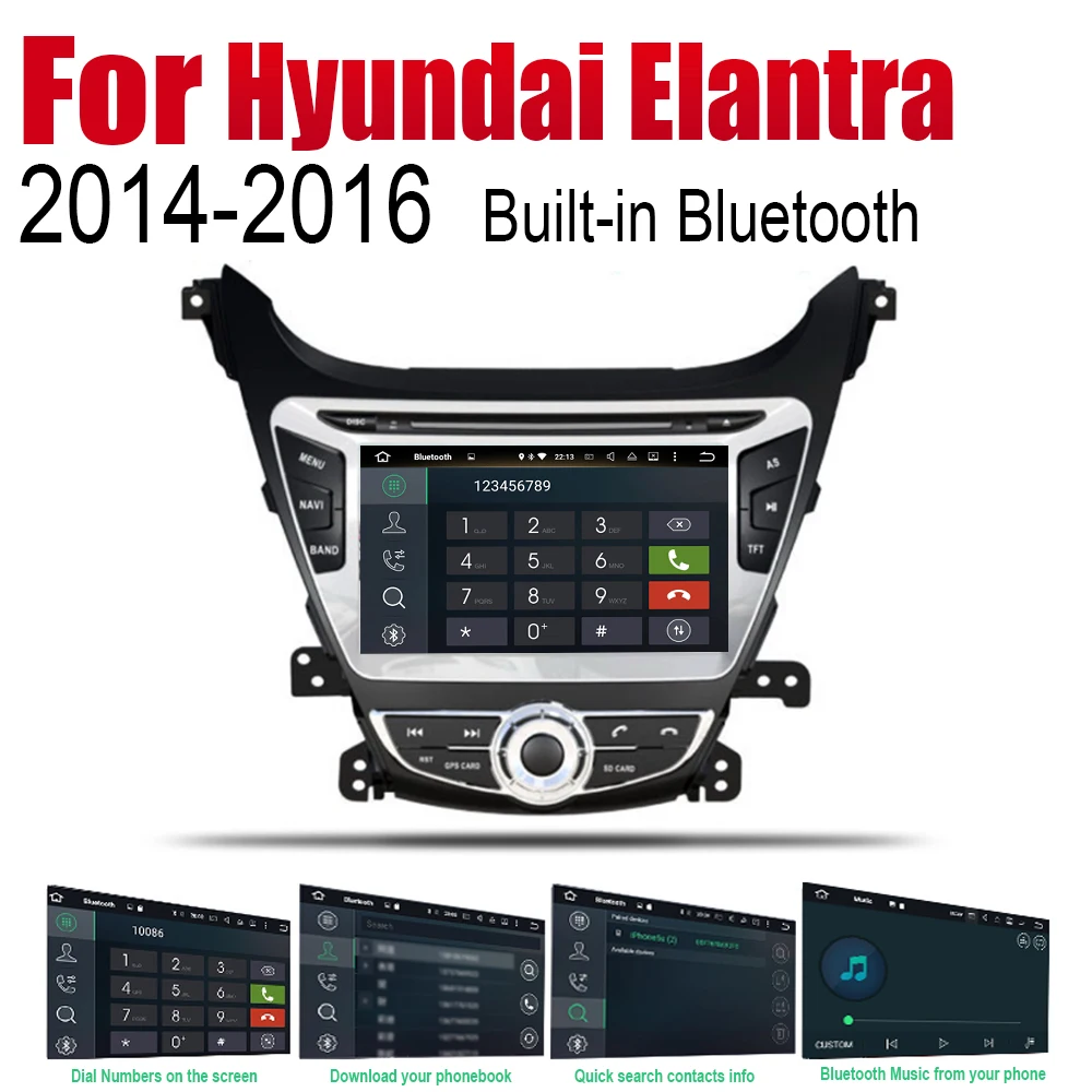 ZaiXi Android автомобильный DVD GPS Navi для hyundai Elantra~ плеер навигация WiFi Bluetooth mulitмедиа система аудио стерео эквалайзер