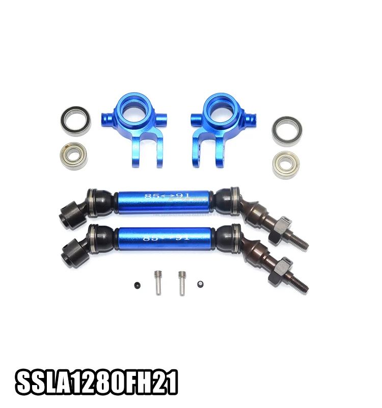 GPM TRAXXAS SLASH 6 мм bold 45 # стальная головка + металлический передний CVD рулевой стакан с