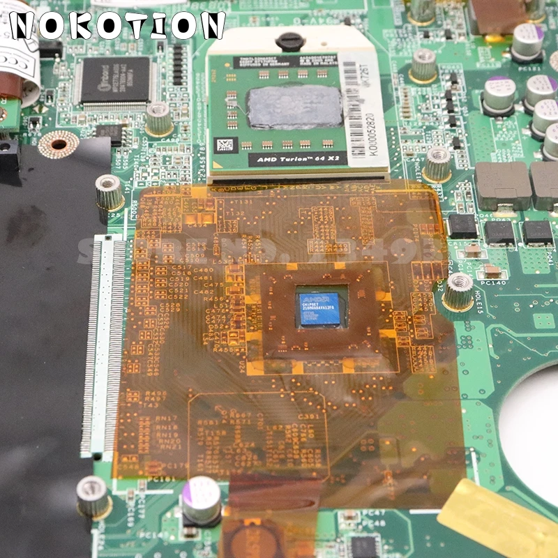 NOKOTION A000038250 A000036980 материнская плата для Toshiba satellite A300D P305D материнская плата 31BD3MB00D0 BD3 разъем S1 Бесплатный процессор