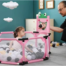 Детский манеж, складной защитный забор с шаровым барьером для От 0 до 6 лет, детский манеж, ткань Оксфорд, Игровая палатка, барьер для младенцев