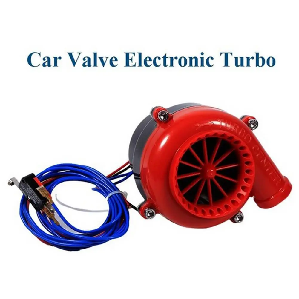 Автомобильный StylingCar электронный поддельный дамп турбо выдув клапан с гудком аналоговый звуковой симулятор комплект - Цвет: Red